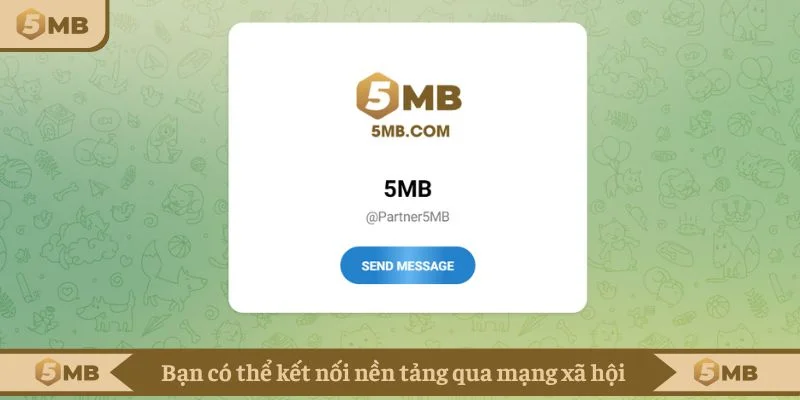 Bạn có thể kết nối nền tảng qua mạng xã hội
