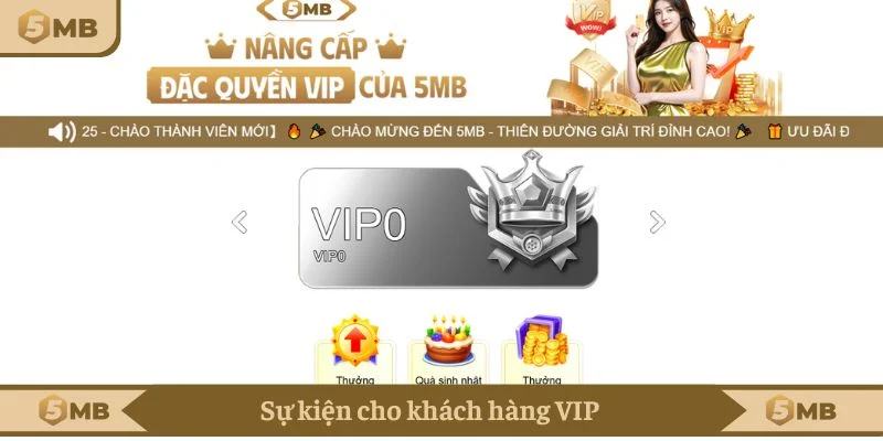 Sự kiện cho khách hàng VIP